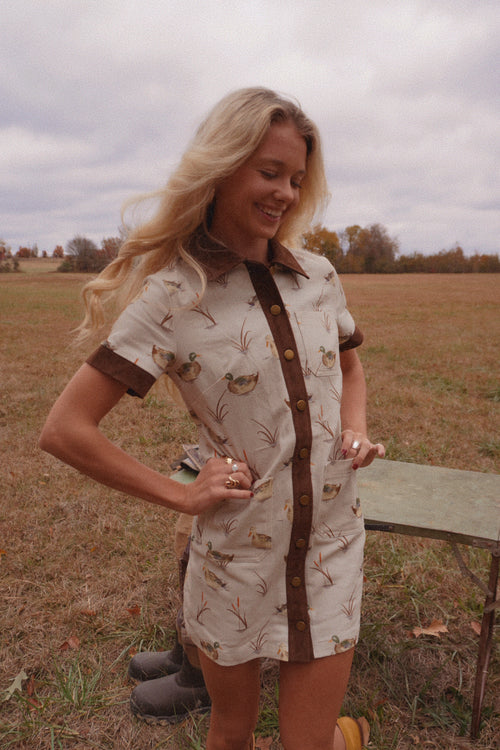 Bailey Rose Duck Print Dress
