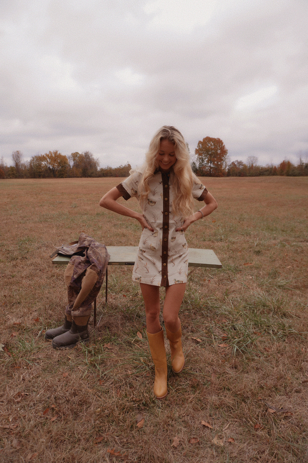 Bailey Rose Duck Print Dress