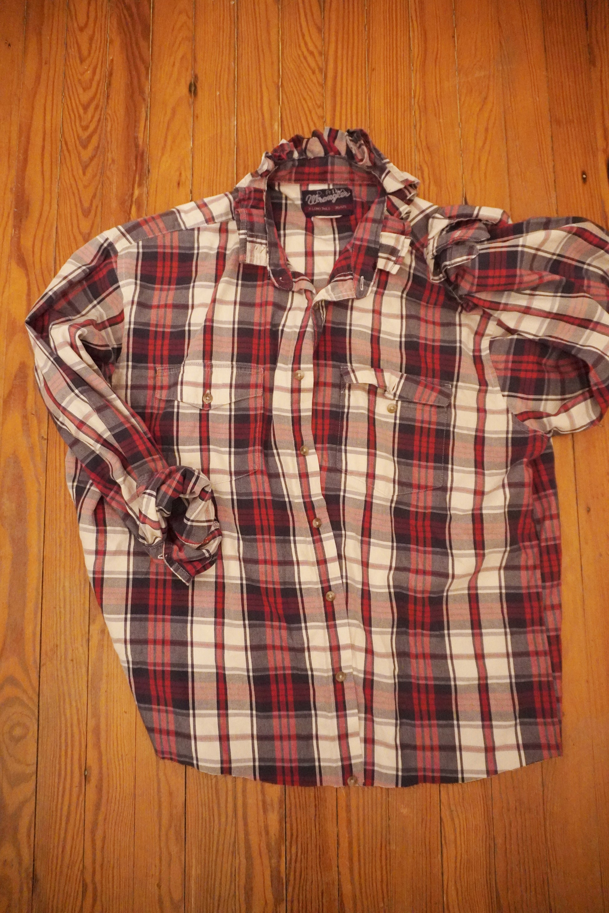 Wrangler Check Ruffle