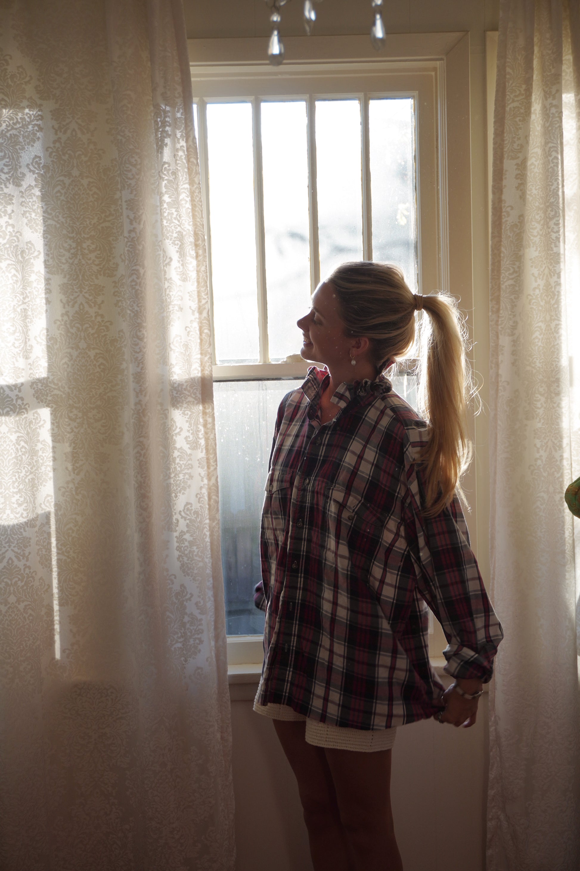 Wrangler Check Ruffle