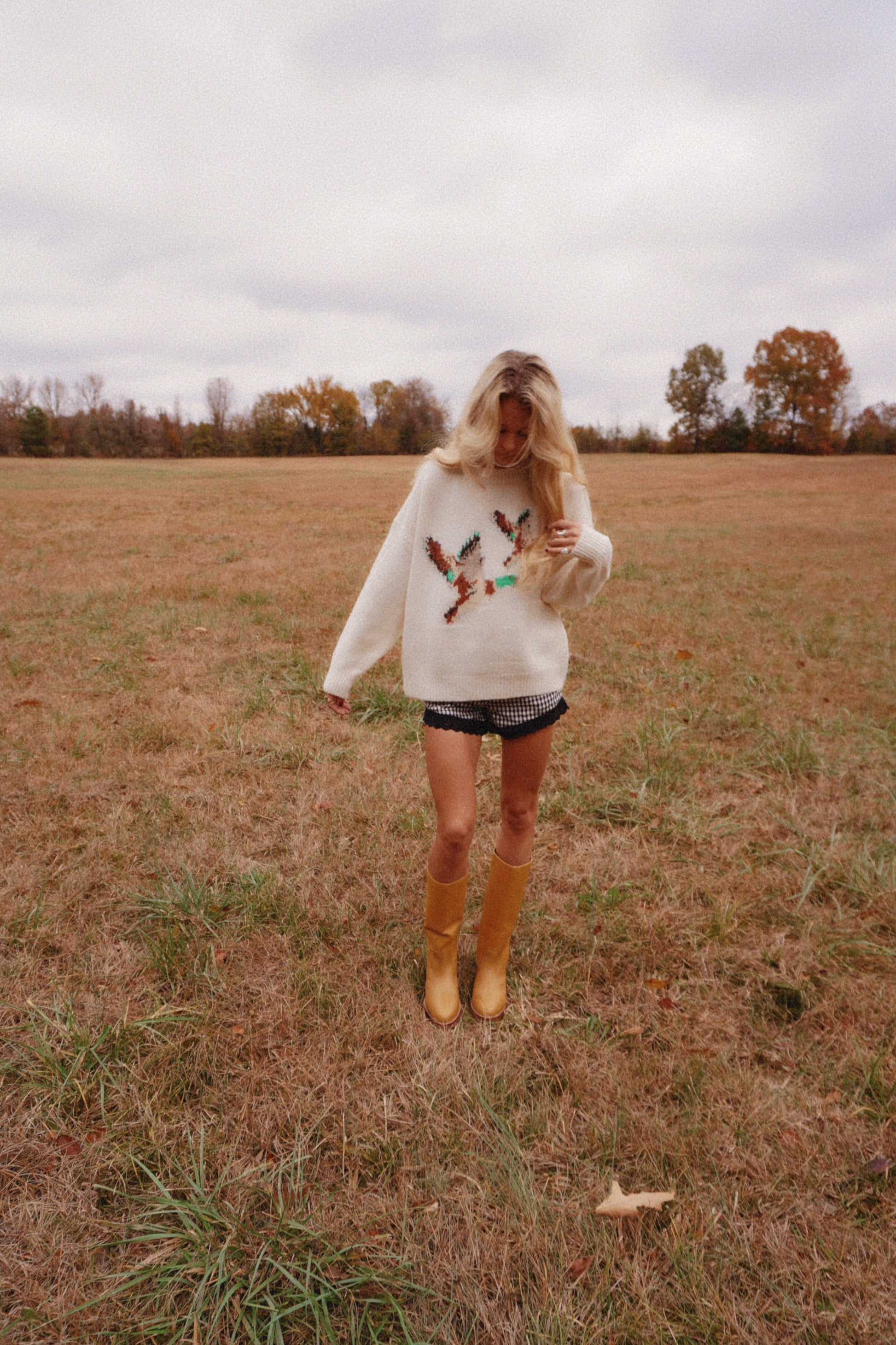 Flying Mallard Knit Sweater