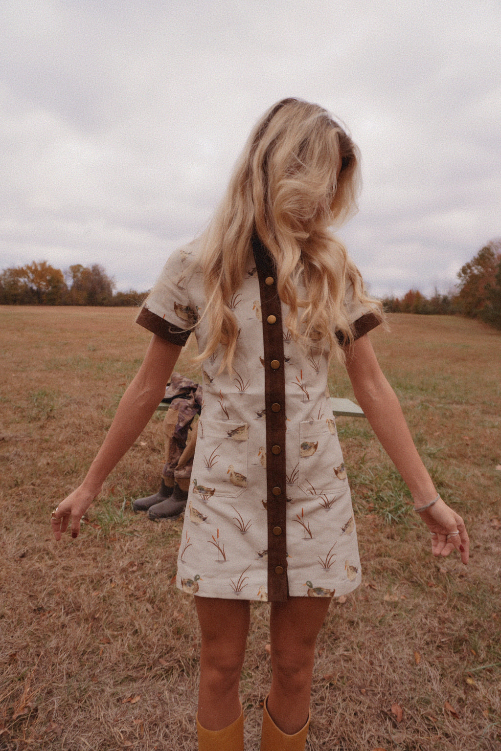 Bailey Rose Duck Print Dress