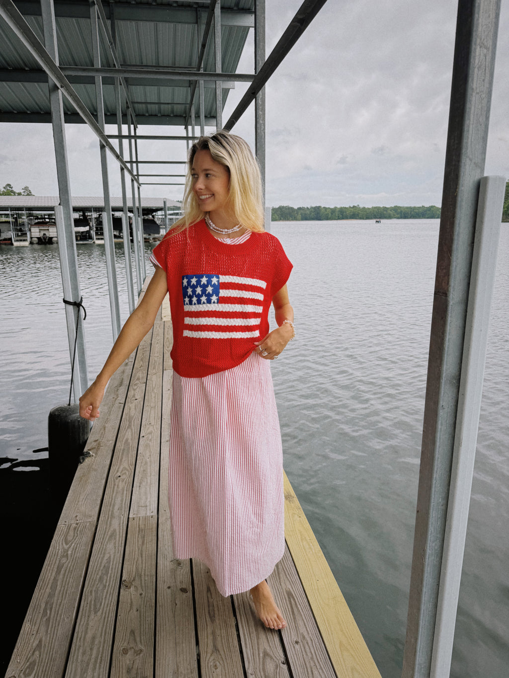 American Flag Top