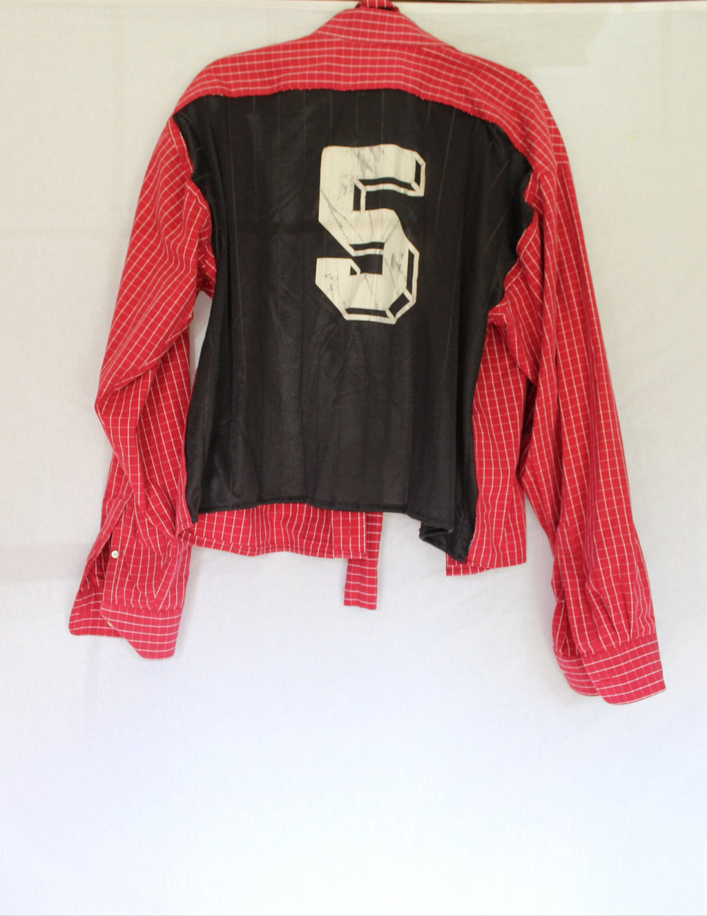 Number 5 Button Down with Scarf