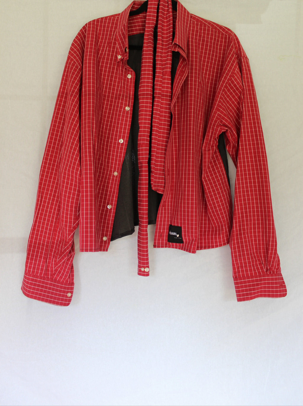 Number 5 Button Down with Scarf