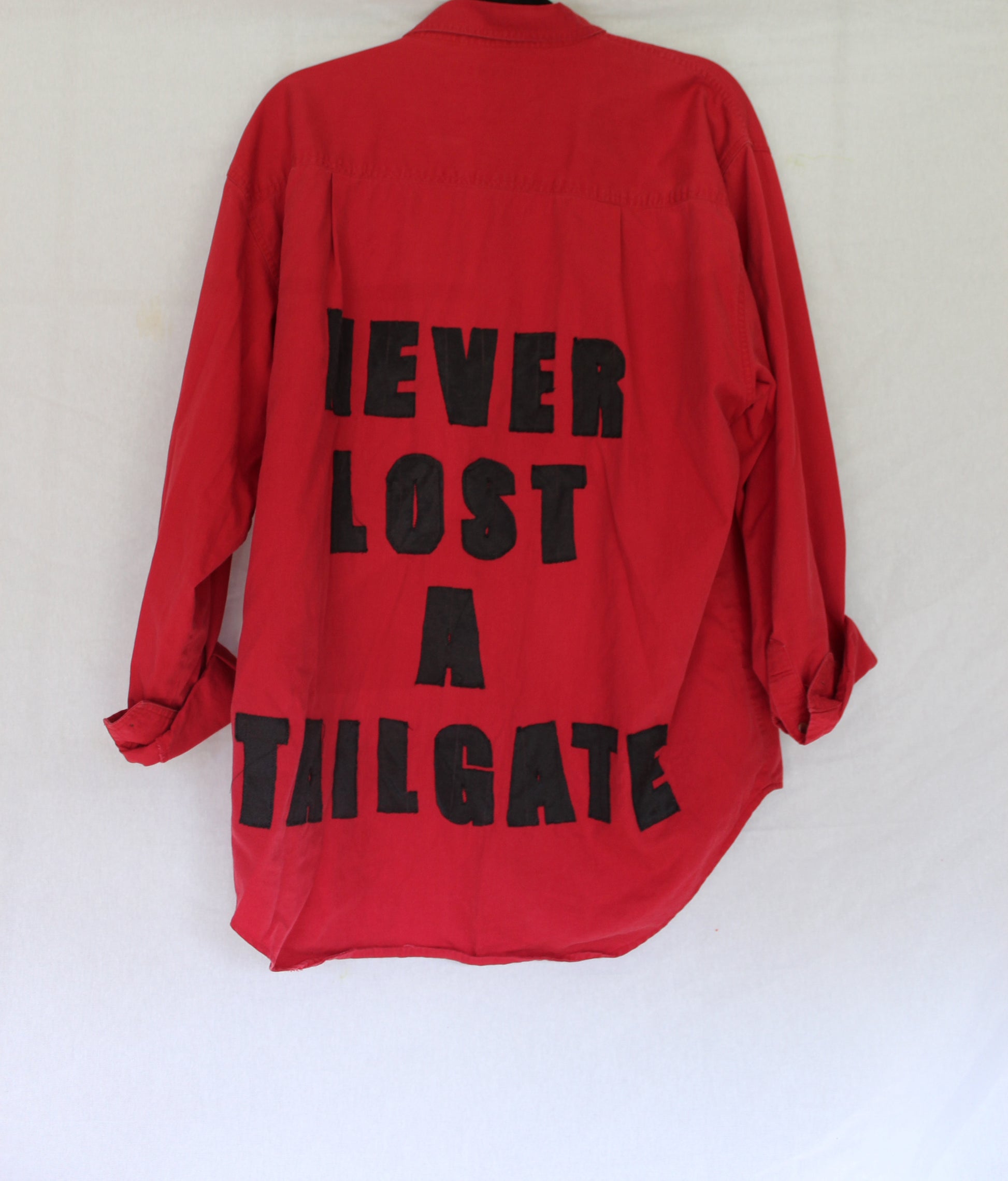 "Never Lost A Tailgate" Button Down