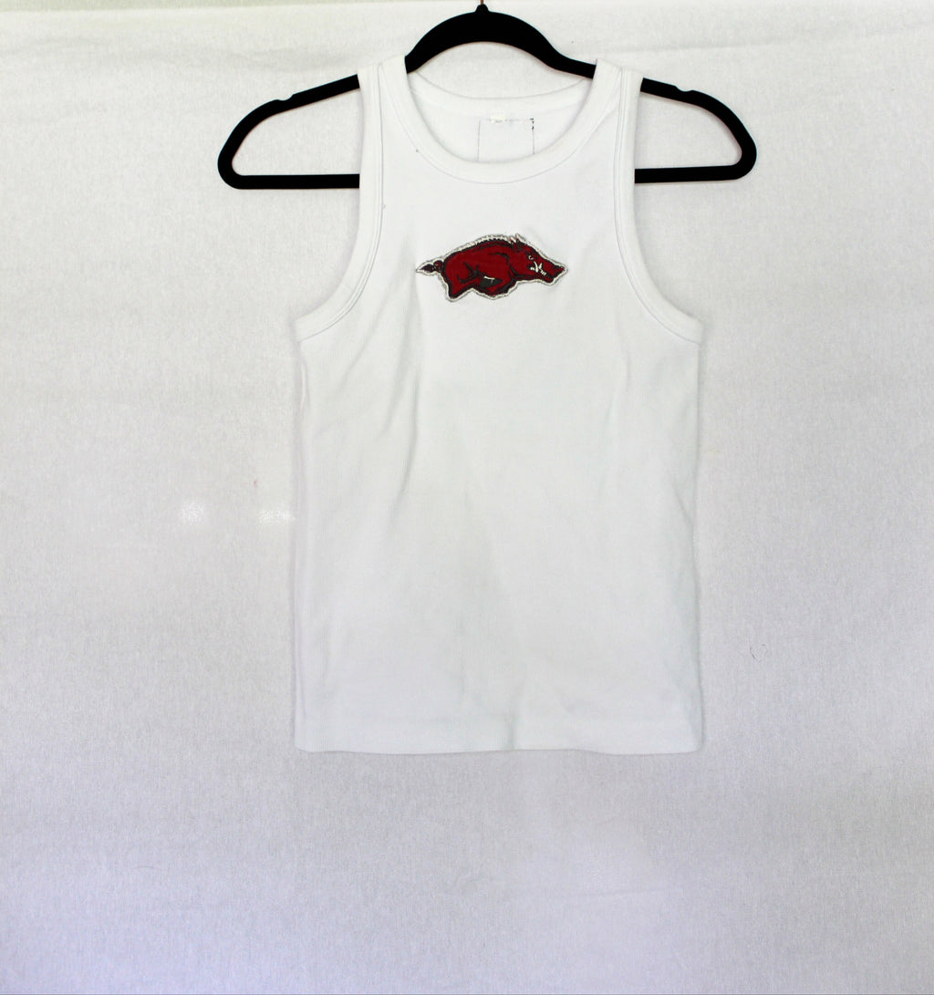 White Tank with Patch