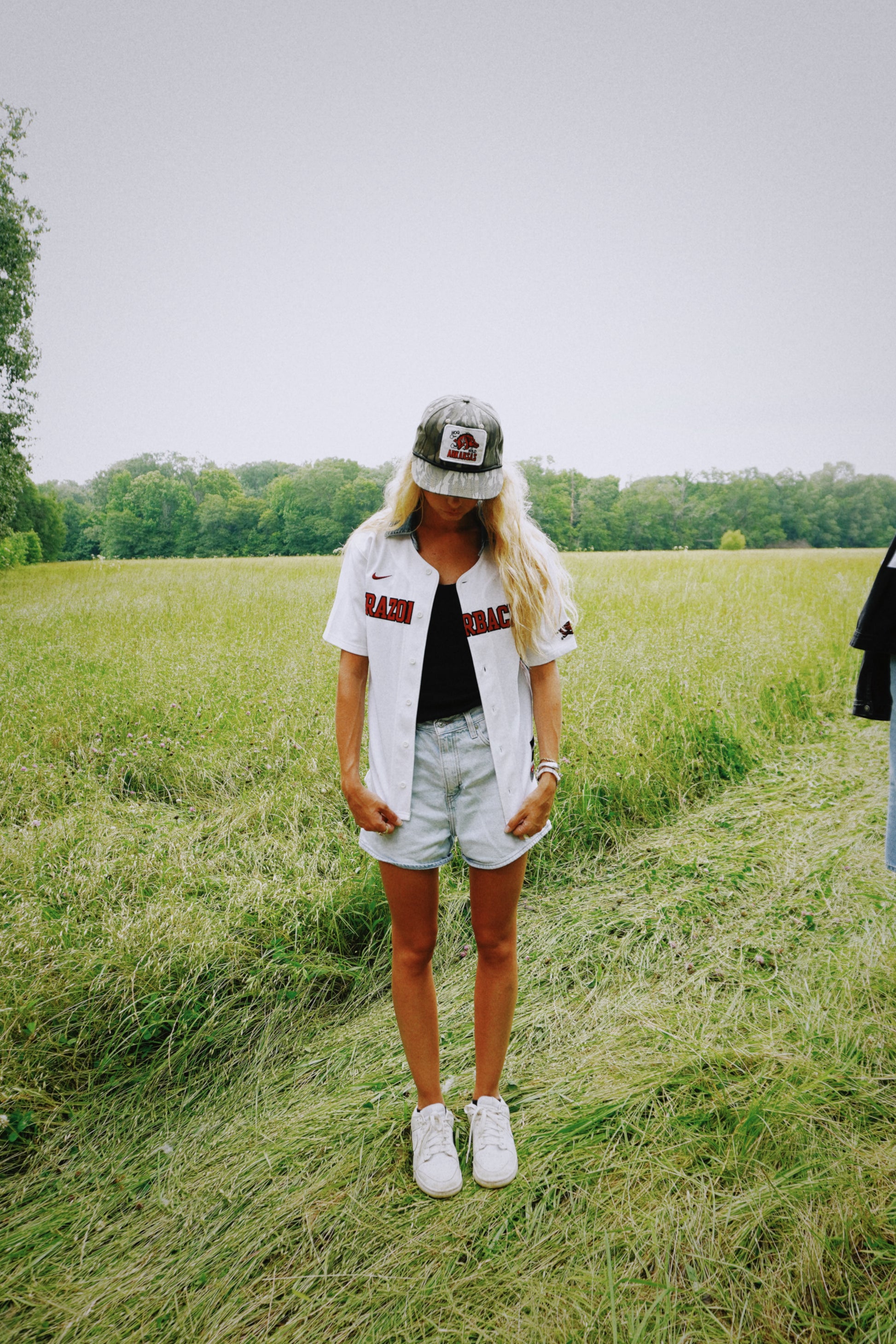 Button Down Denim Top