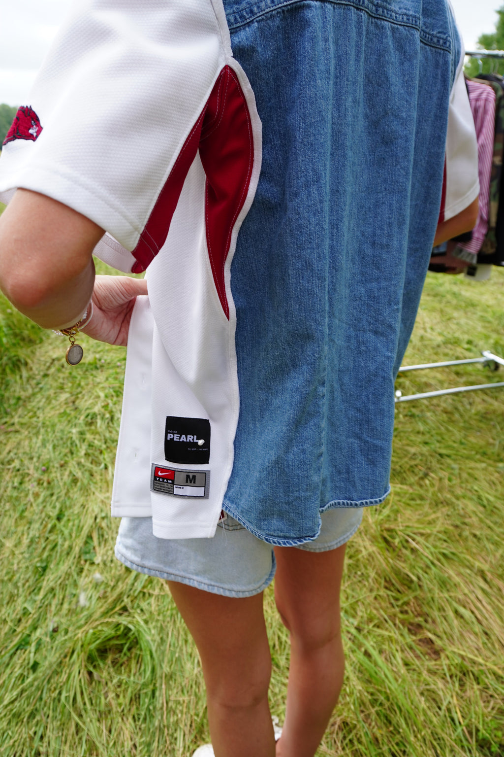 Button Down Denim Top